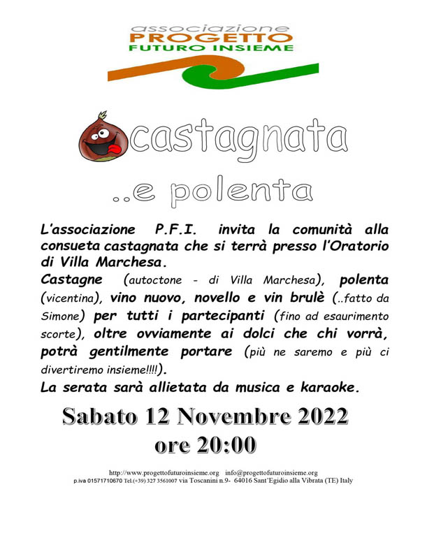 nr.61 locandina castagnata 2022